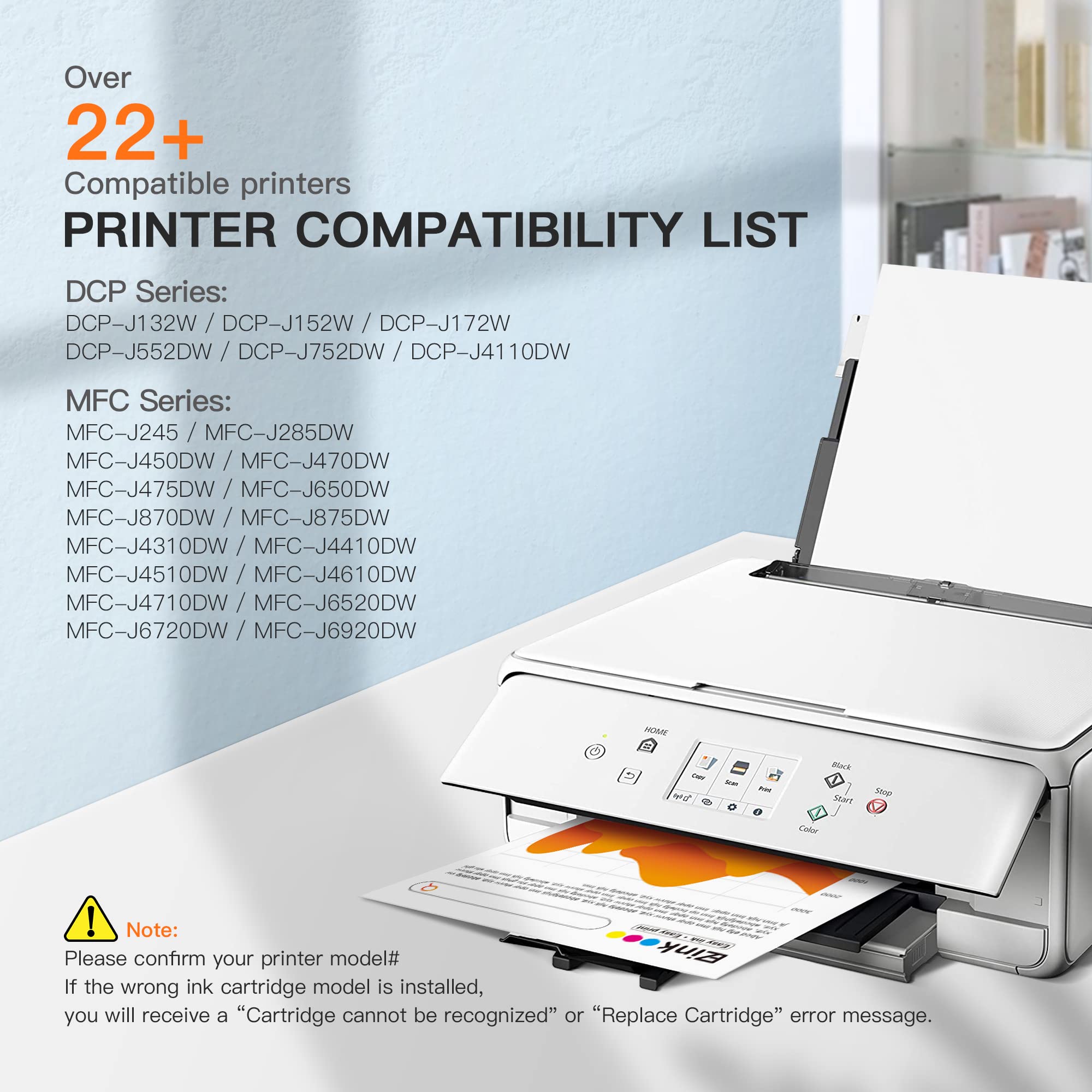 10 Pack E-Z Ink (Compatible Ink Cartridge Replacement for LC103XL Ink Cartridges LC103 XL LC103BK LC101 LC 103 to Use with MFC-J870DW MFC-J470DW MFC-J6920DW MFC-J6520DW MFC-J450DW
