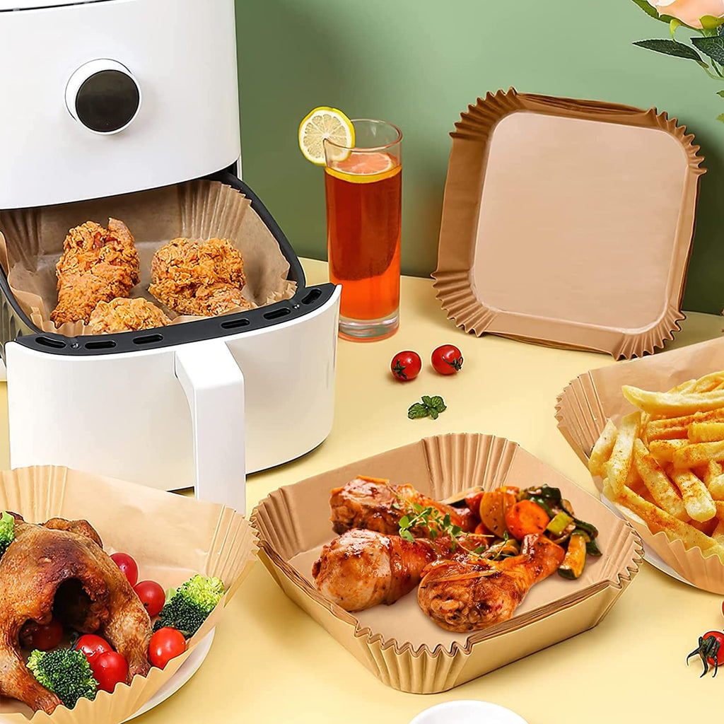 Air Fryer Liners 4qt for Philips 2000 Series, Airfryer Liners Disposable Parchment Paper for Air Fryer, 150PCS Air Fryer Parchment Paper Liners for 4qt Basket