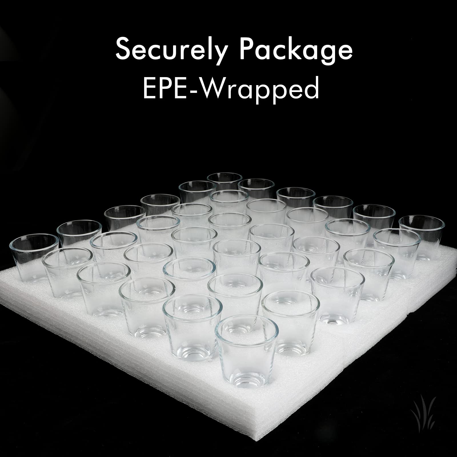 Shot Glasses Set of 36 Clear 50 ml Shot Glass Heavy Base Shot Glasses Bulk Tequila Glass [Gift Set]