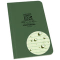 ‎Rite in the Rain Weatherproof Soft Cover Pocket Notebook, 3.5" x 6", Green Cover, Universal Pattern (No. 964)