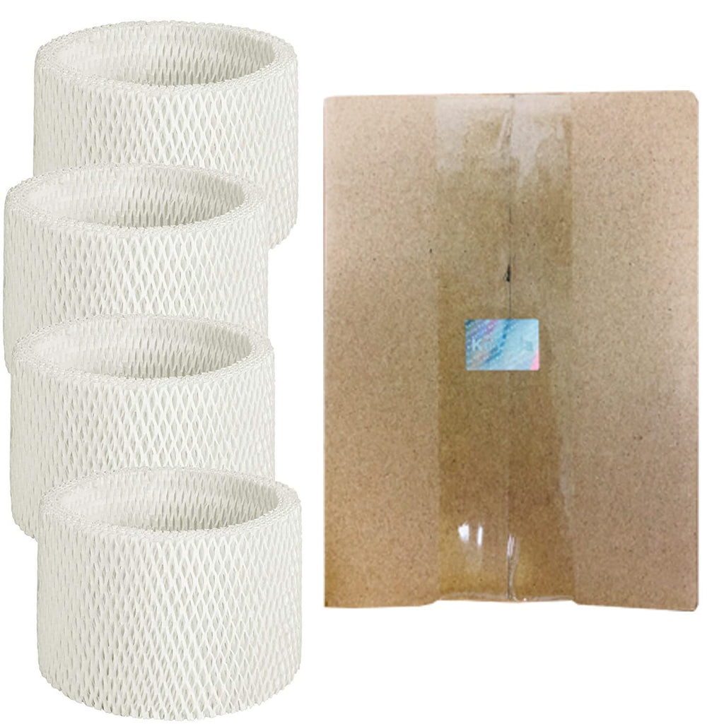 4 Pack Humidifier Wicking White Filter Compatible with Honeywell HCM350 HAC-504 HAC-504AW HAC504V1 Filter Replacement for Honeywell Filter HCM 350 Cool Mist Humidifiers