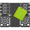 BoxLegend V3 Shirt Folding Board T Shirt Clothes Folder for Adults and Children Easy and Fun Durable PP Plastic Laundry Folders (Black)