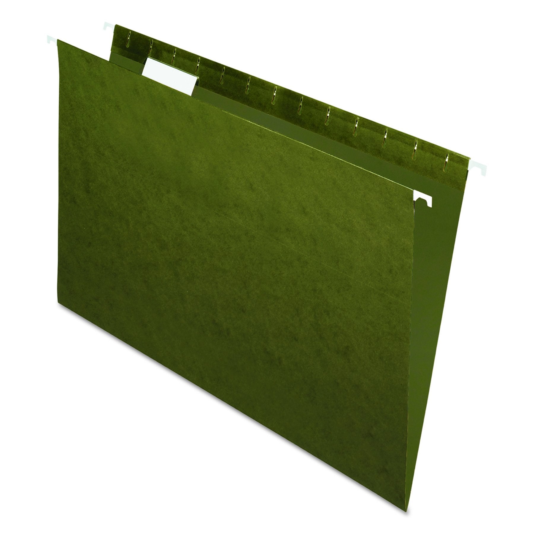 Pendaflex Hanging File Folders, Legal Size, Standard Green, 25 Per Box, 1/5-Cut Tabs, Lighter Interior to Prevent Misfiles, for Office, School, and Home Organization