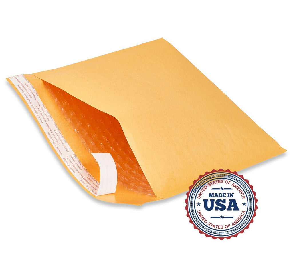 Sales4Less #5 Kraft Bubble Mailers 10.5X16 Inches Shipping Padded Envelopes Self Seal Waterproof Cushioned Mailer 10 Pack