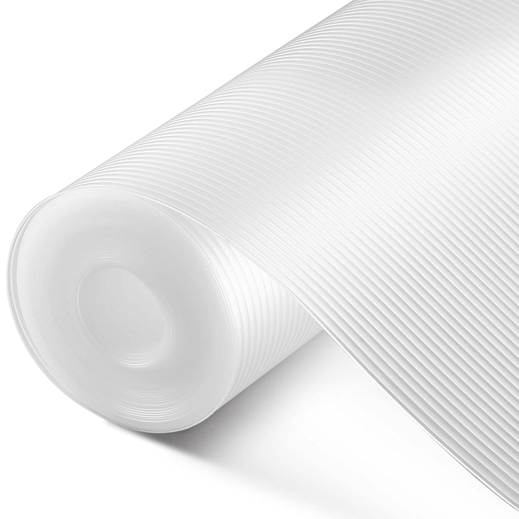 Shelf Liner, Drawer Liner, 12 Inches x 20 FT Cabinet Liner for Kitchen Cabinets Non-Adhesive Shelf Liners, Waterproof Shelf Paper with Non-Slip, Durable Liners, Clear