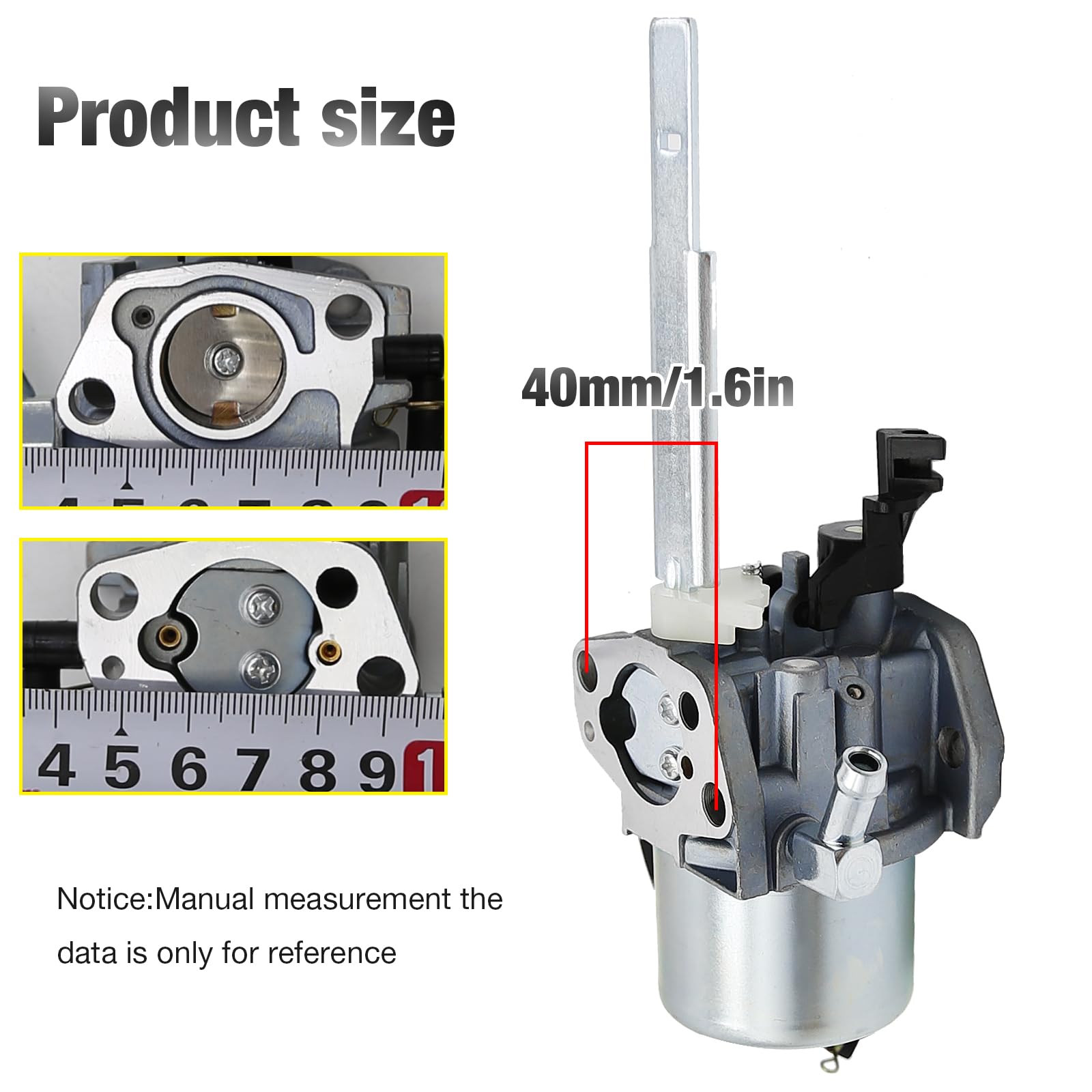 Vkinman 587154101 Carburetor Carb Replacement for Ariens 20001027 20001368, LCT 03121 03122, Poulan Pro 436565 585020402 Snow Blower