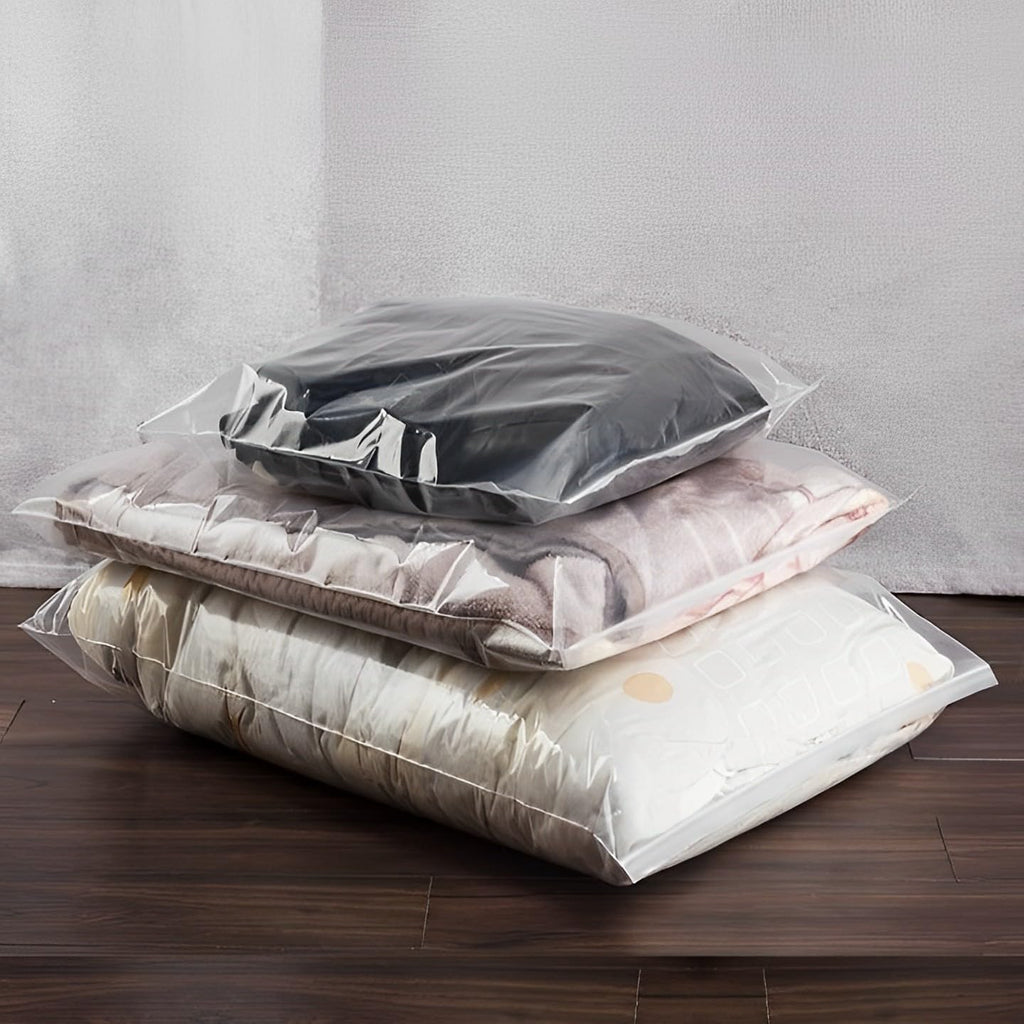 15 Pieces Large 5 Gallon Plastic Zipper Storage Bags 18x24 Inches Clear Reclosable Storage Bag