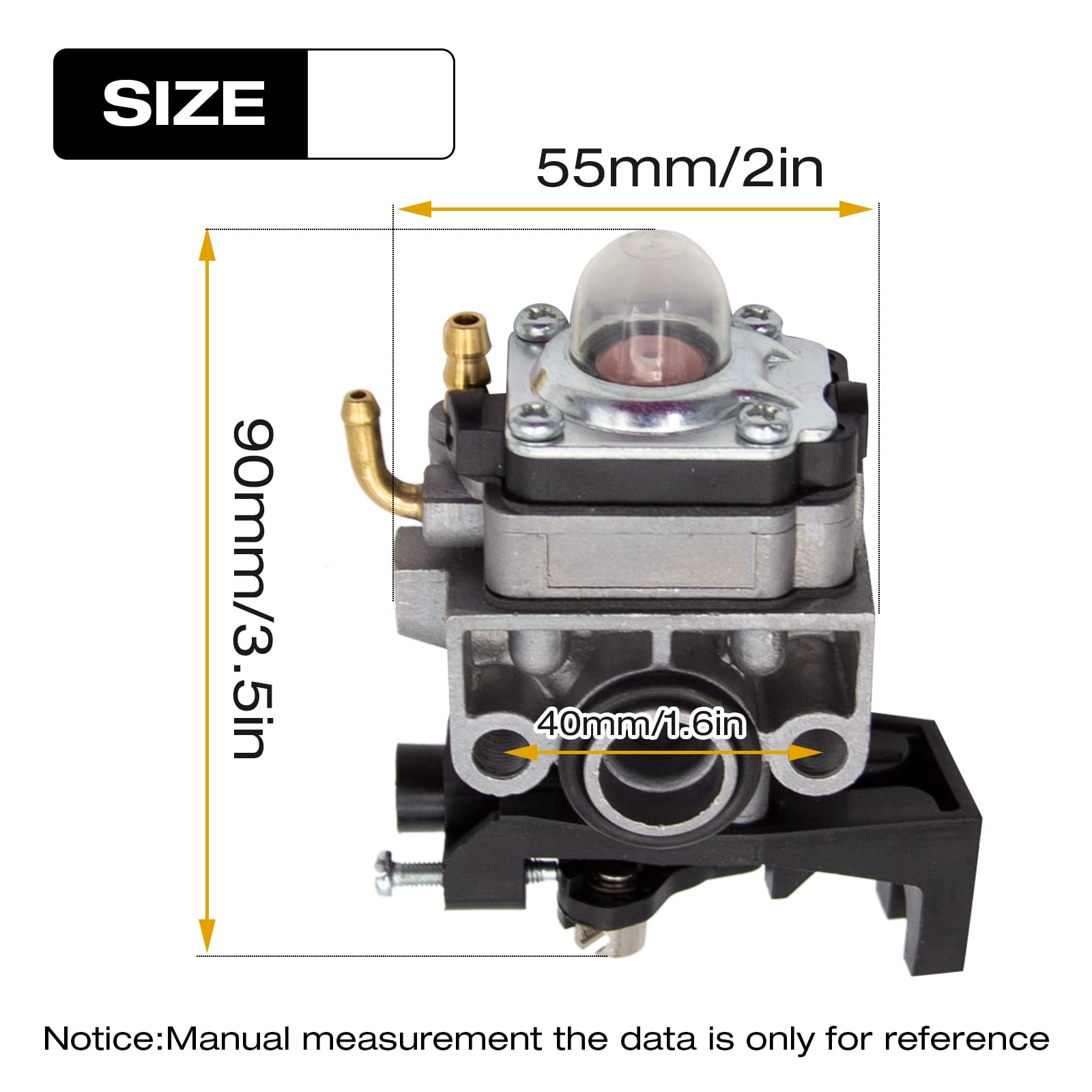 Saihisday GX35 GX25 Carburetor 16100-Z0H-825 Replacement for Honda GX25 GX25N GX25NT String Trimmer FG110 FG110K1 HHT25S 4 Stroke Engine Replaces #16100-Z0Z-034 16100-Z0Z-815 16100-Z0H-053 WYB-16C