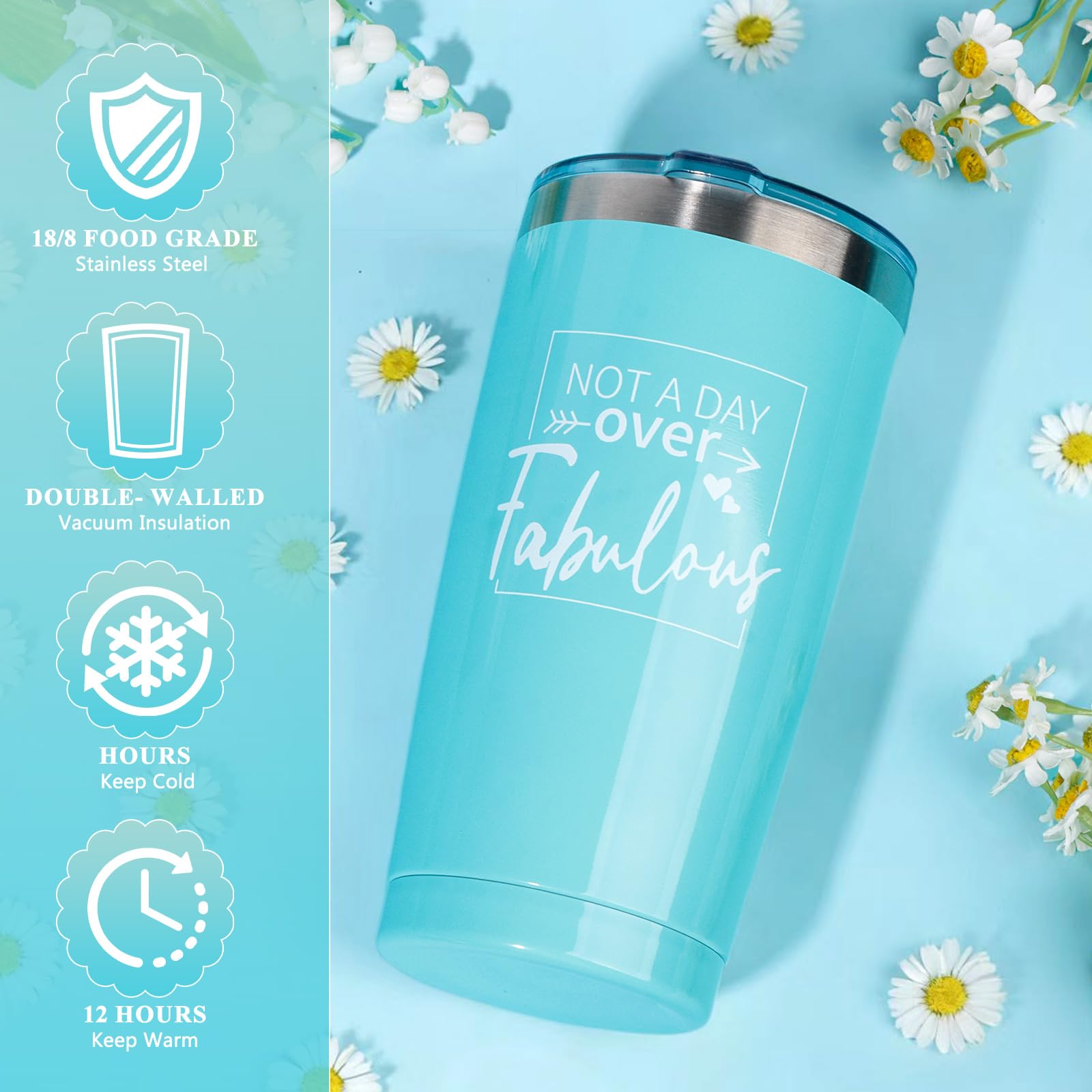Birthday Gifts for Women, Funny Unique Spa Birthday Gifts Basket Ideas for Her, Best Friend,Coworker, Sister, Mom, Aunt, Grandma, Daughter, Wife, Teacher, Girlfriend, Bestie, BFF (Blue)
