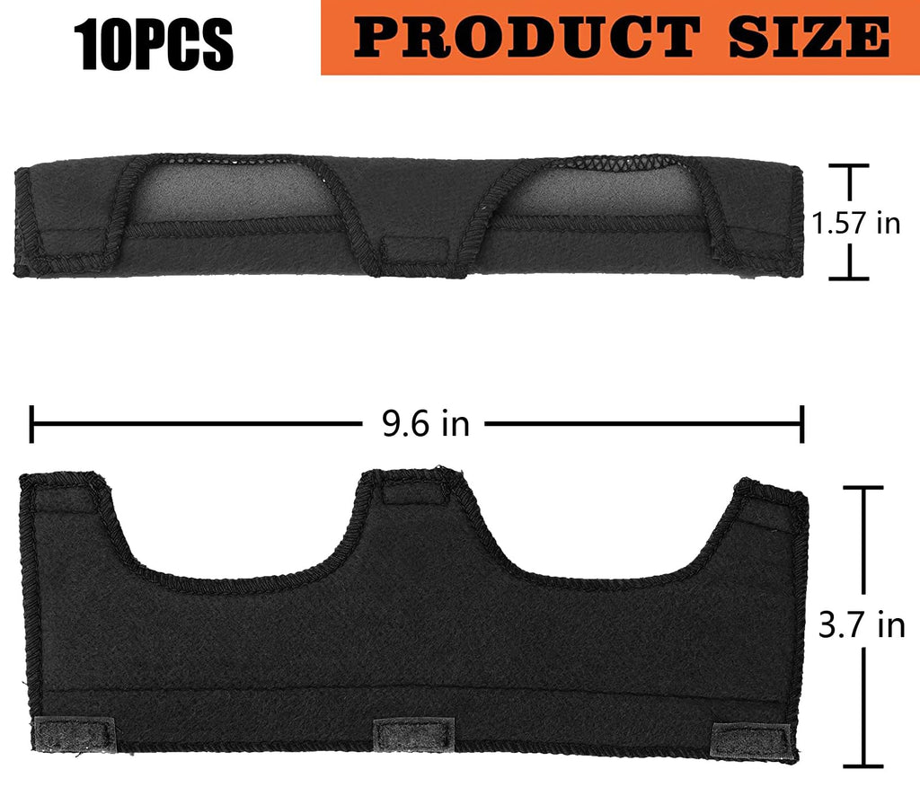 10-Pack Welding Helmet Air Cushion Sweatband (Black)