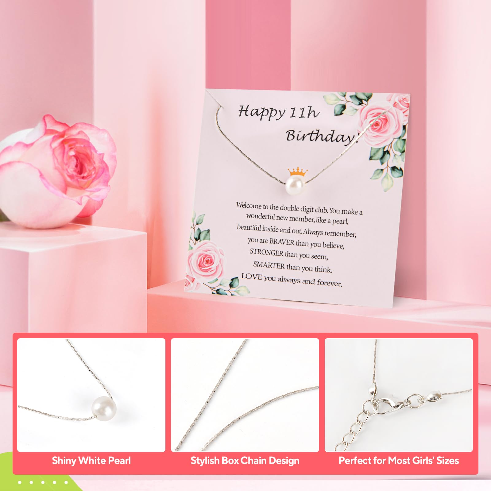 11th Birthday Gifts for Girls- Thoughtful Present Set for Daughters, Sisters & Nieces,Unique 11 Year Old Girl Gifts,Trendy Teen Girl Presents with Party Decorations (11th Birthday Gifts)