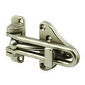 Prime-Line U 11316 Swing Bar Door Guard with High Security Auxiliary Lock, Satin Nickel Finish (Single Pack)