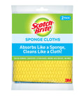 Scotch-Brite Sponge Cloth, 2-Cloths/Pk, 12-Packs (24 Cloths Total)