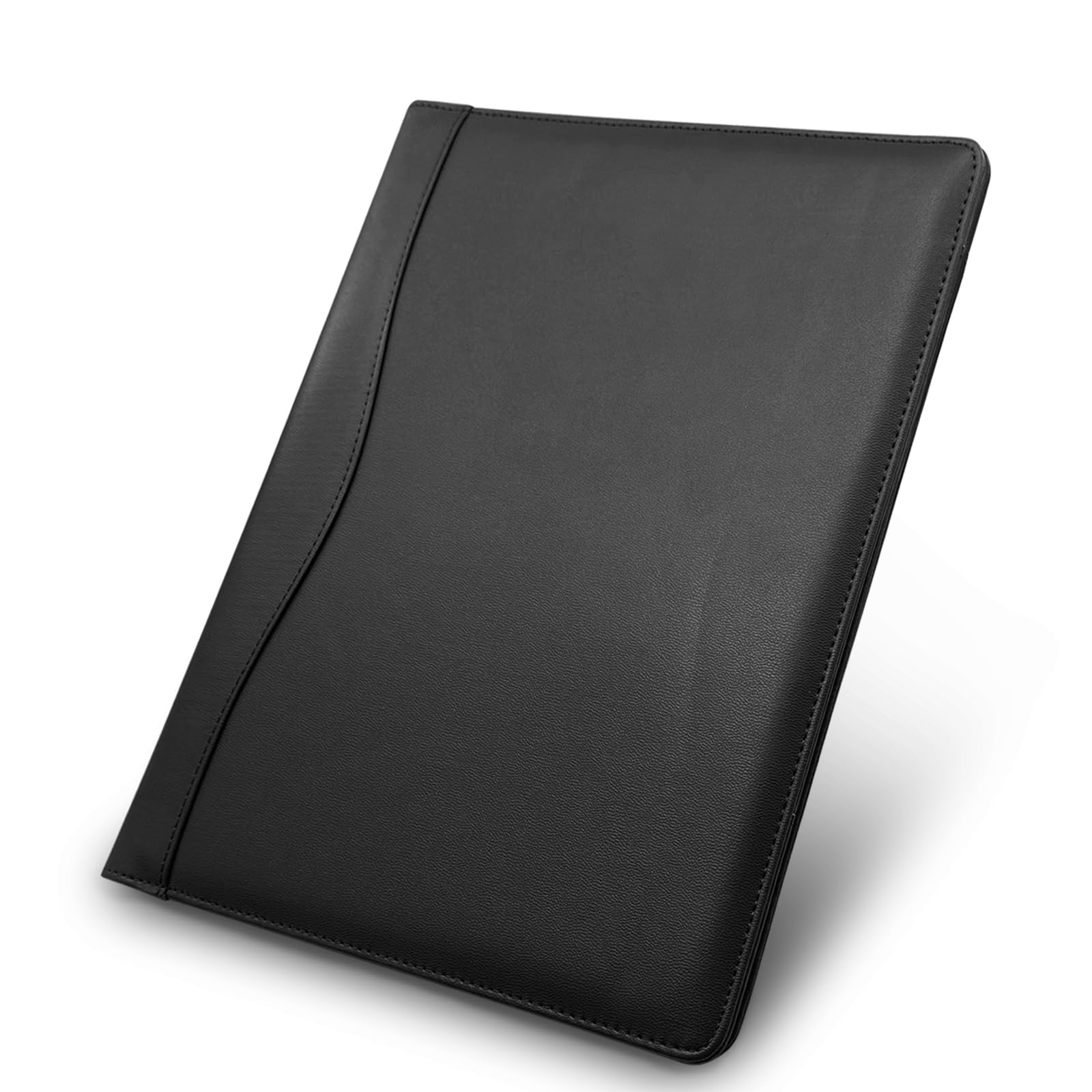 Padfolio Portfolio Organizer Legal Pad Holder Padfolio Folder Leather Portfolio Storage Clipboard Notepad with Cover for Letter Size A4 Writing Pad for Business and School Office