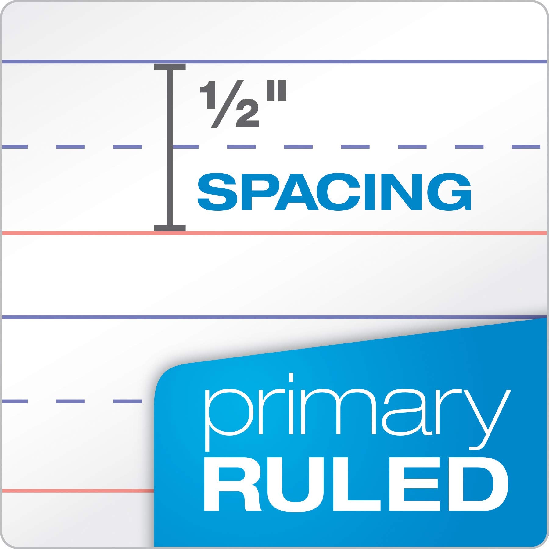 Oxford Primary Composition Notebooks for School, Kids Handwriting & Drawing Story Journals, Primary Ruled with Dotted Midline, Grades K-2, 9-3/4" x 7-1/2", 100 Sheets, 4 Pack, Assorted Covers