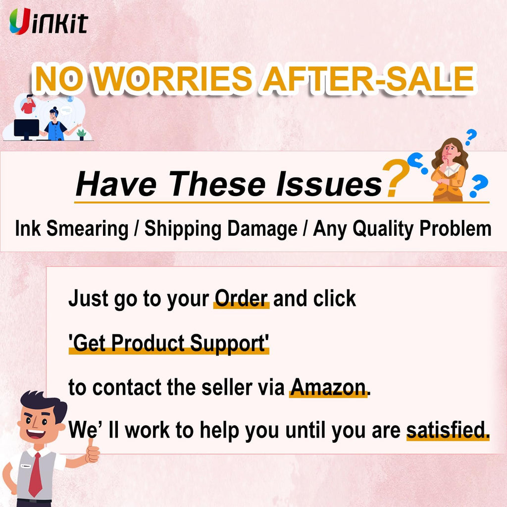 Uinkit 105 Sheets Premium Printable Vinyl Sticker Paper for Inkjet Printer Cricut,included 100Sheets Glossy and 5Sheets Clear Label Waterproof Adhesive Dries Quickly Tear-Resistant, Removable