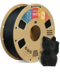 OVERTURE Matte PLA 3D Printer Filament 1.75mm, Matt Surface & Low Warping Filament 1kg Spool (2.2 lbs), Accuracy +/- 0.02 mm, Fit Most FDM Printers (Matte Black)