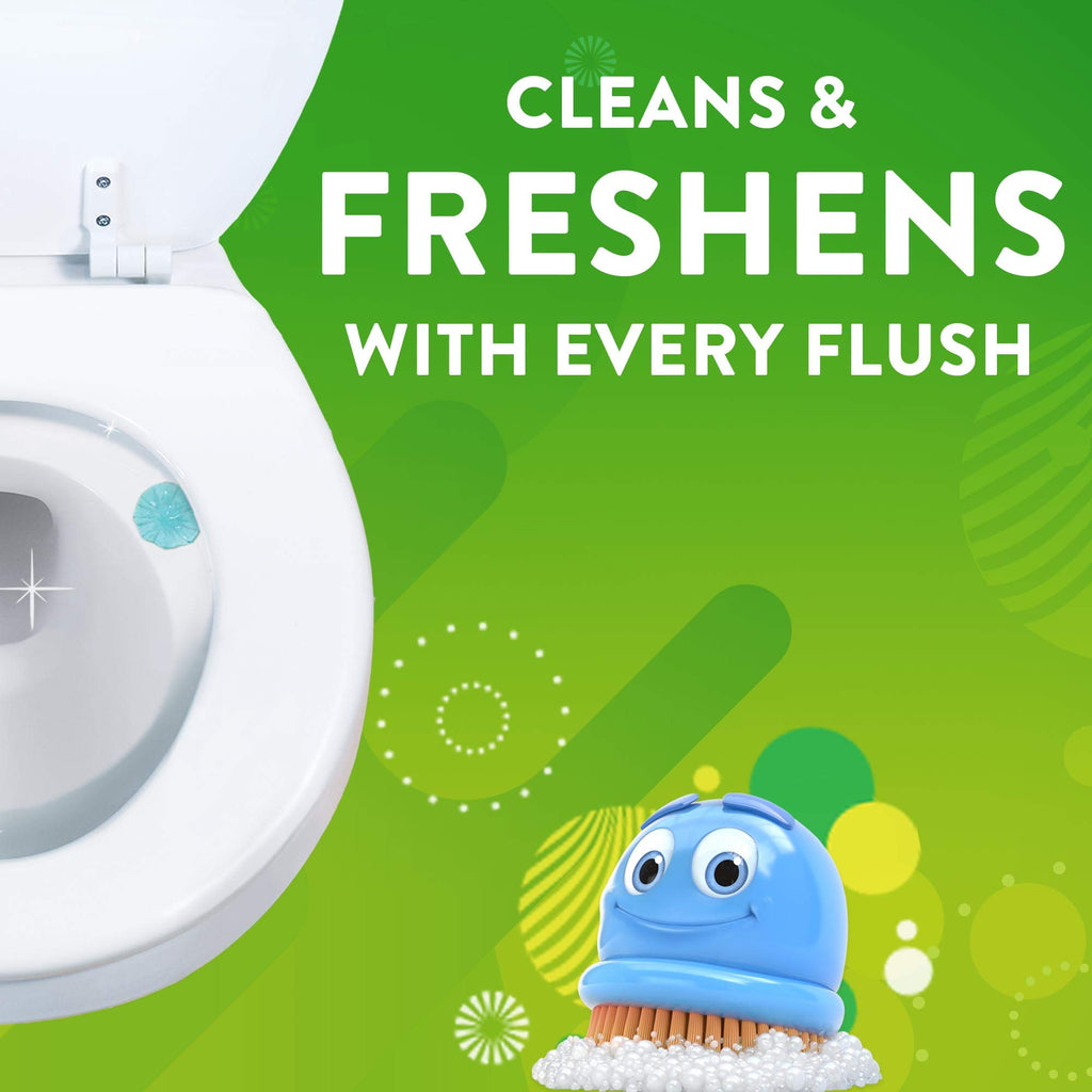Scrubbing Bubbles Fresh Gel Toilet Bowl Cleaning Stamps Refills, Helps Keep Toilet Clean and Helps Prevent Limescale & Rings, Citrus Scent, 12 Stamps (Pack of 3)