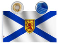 Canada Nova Scotia Flag 3' X 5' Large,150D Thick Polyester Quadruple Stitched Fly Ends- Indoor/Outdoor Canadian Province Ns Flags 36x60inch Yard Decoration Created in 1858