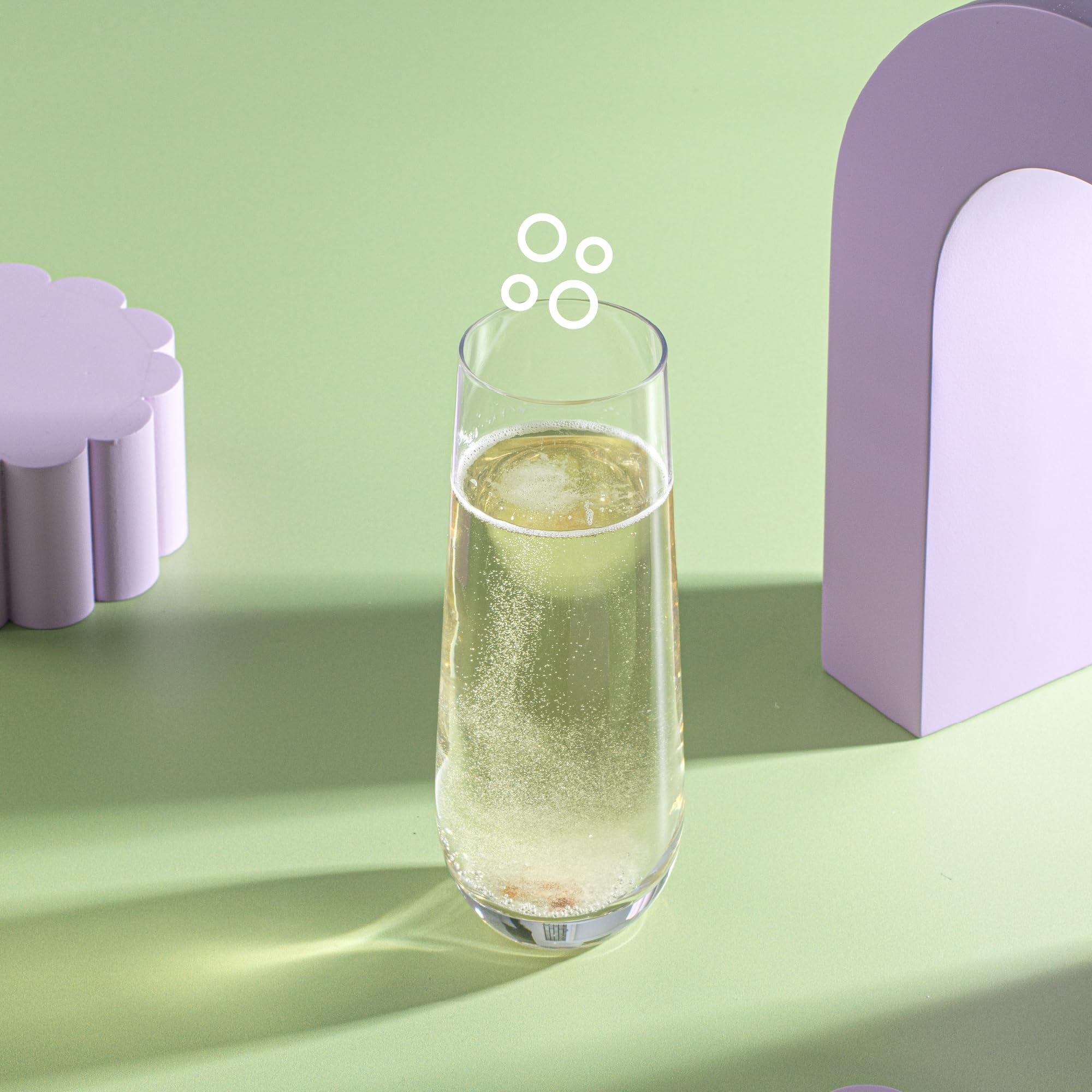 JoyJolt Milo Stemless Champagne Flutes Set of 8 Crystal Glasses. 9.4oz Champagne Glasses. Prosecco Wine Flute, Mimosa Glasses Set, Cocktail Glass Set, Water Glasses, Highball Glass, Bar Glassware