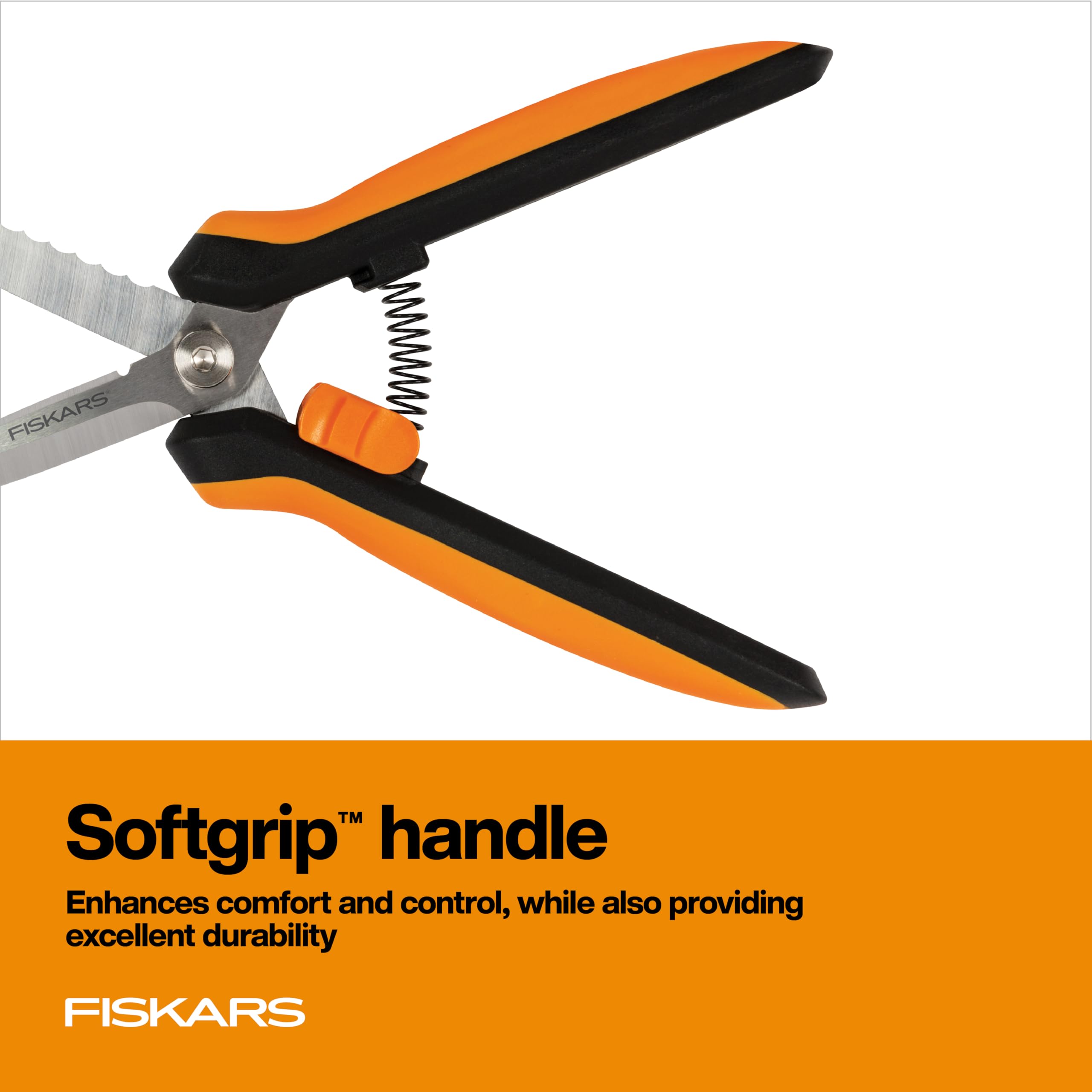 Fiskars Garden 399220 Multipurpose Garden Snips, Black/Orange