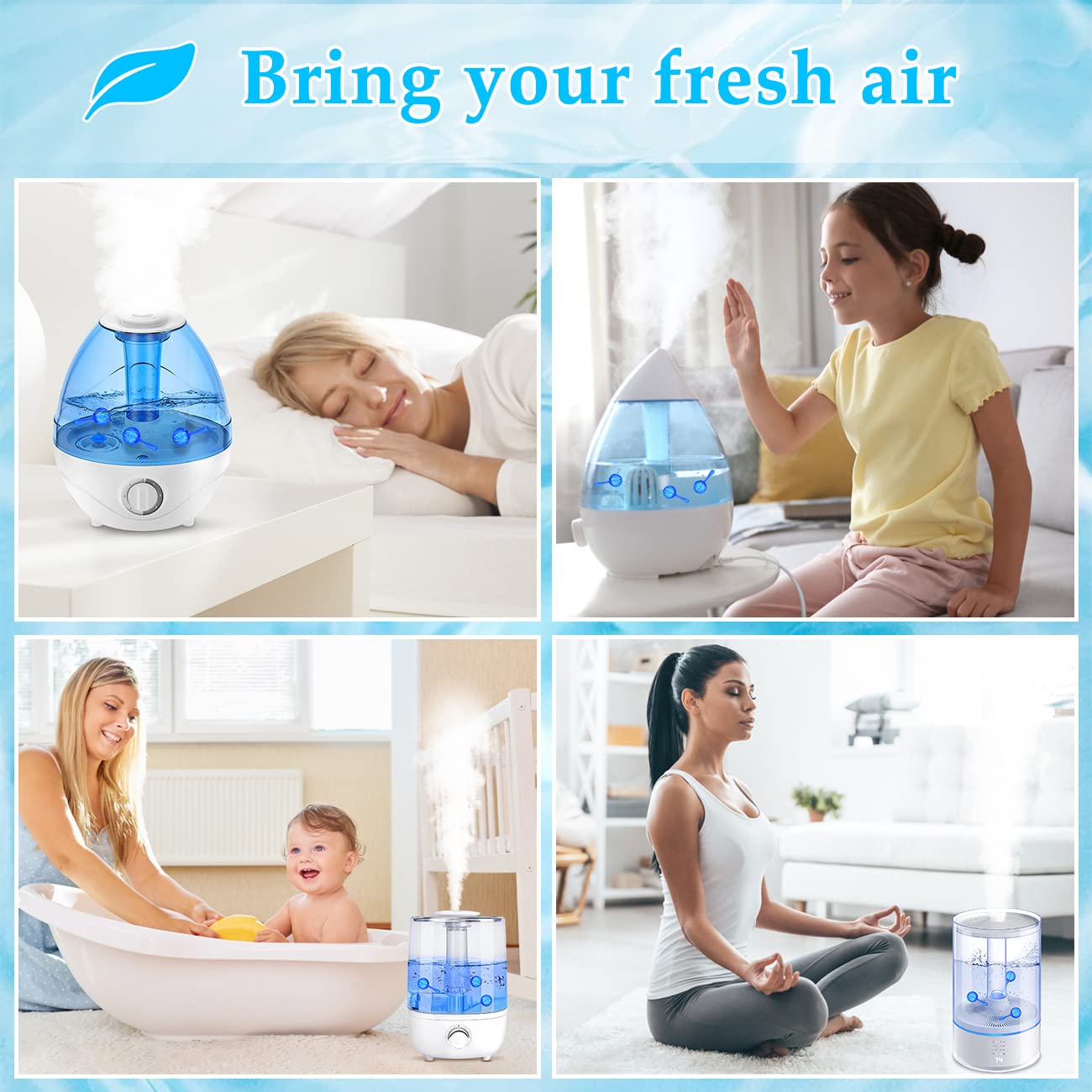 12Pack Humidifier Cleaner,Fish Tank Cleaner,Demineralization Cleaning Ball,Compatible with Vicks, LEVOIT Warm and Cool Mist Humidifiers,Purifies Water,Prevents Hard Water Build-Up,Humidifier Filter