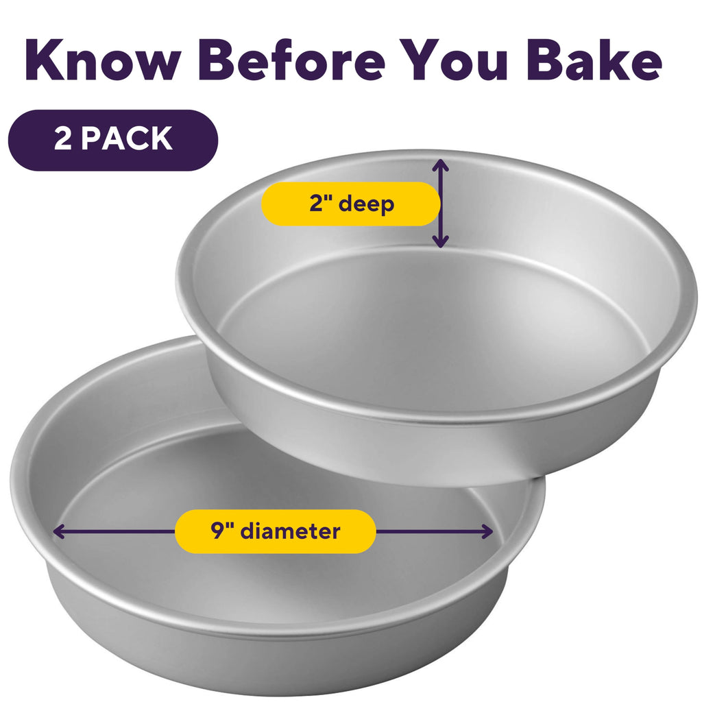 Wilton Performance Pans Alumminum Round Cake Pan; 9-Inch