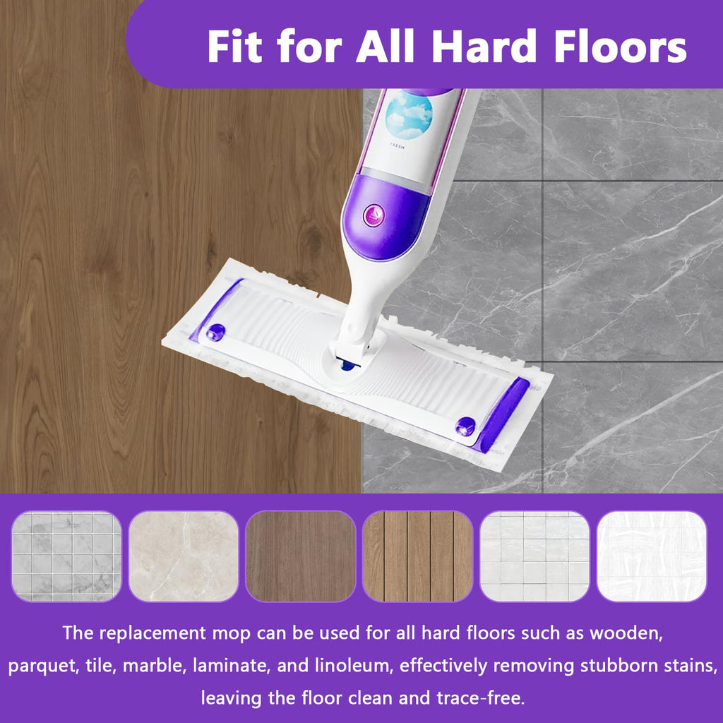 25 Count Disposable Power Mop Refills Compatible with Swiffer Power Mop Multi-Surface Power Mop Replacement Pads Wood Floor Powermop Pads Refills for Floor Cleaning, Unscented