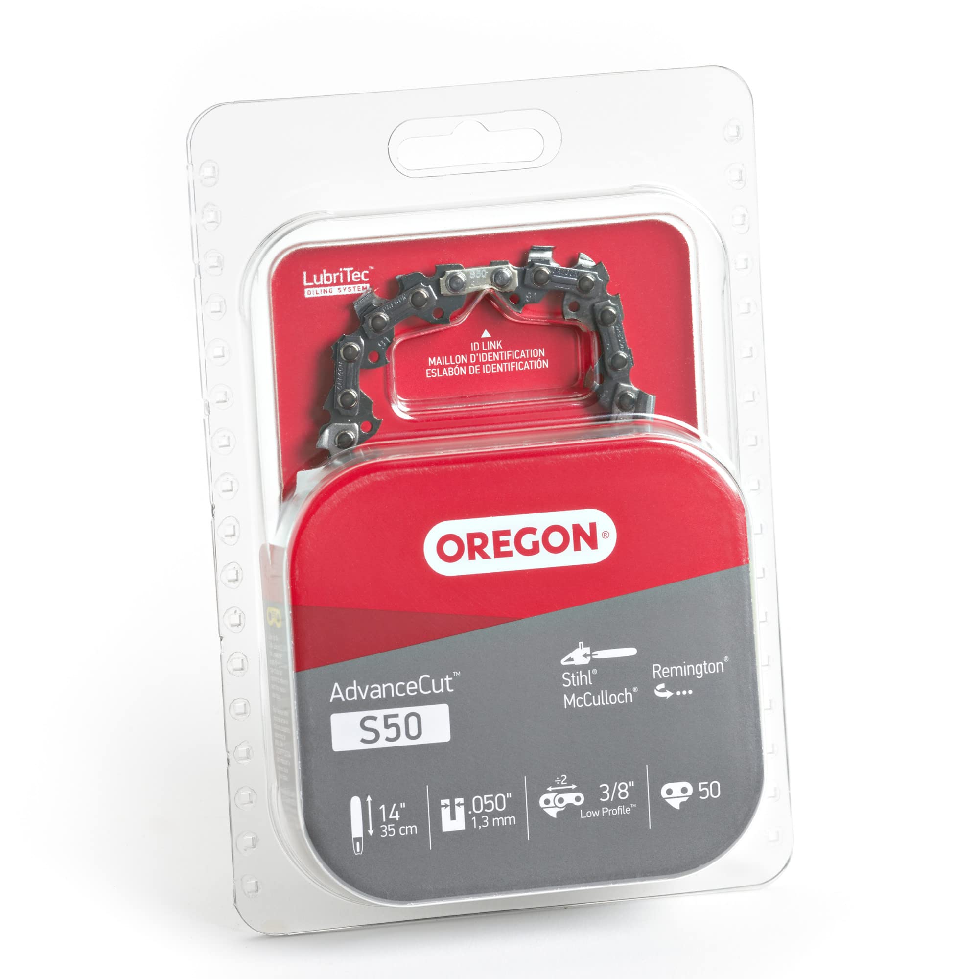 Oregon S50 AdvanceCut Chainsaw Chain for 14-Inch Bars, Fits Stihl, Remington, McCulloch
