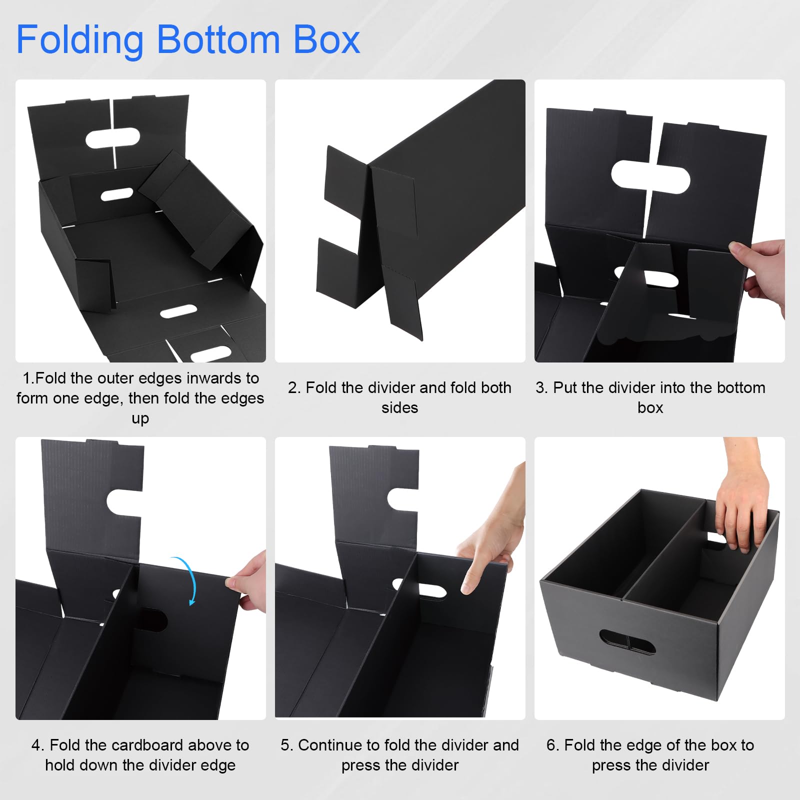 AOPULE CD Storage Boxes, 3 Pack 2 Compartment CD Case Storage, Cardboard DVD Case Holder with PVC Clear Lid, Each Holds 60 CDs in Full Jewel Cases,120 CDs in Slim Cases, 330 Discs in Sleeves