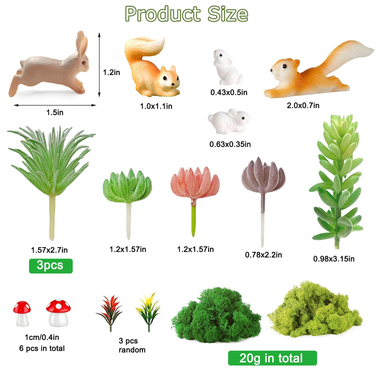 QuarenDen 27 Pcs Fairy Garden Accessories, Fairy Garden Kit, Garden Archway, Resin Path, Miniature Garden Figurines, Fairy Wild Garden Supplies for DIY Dollhouse