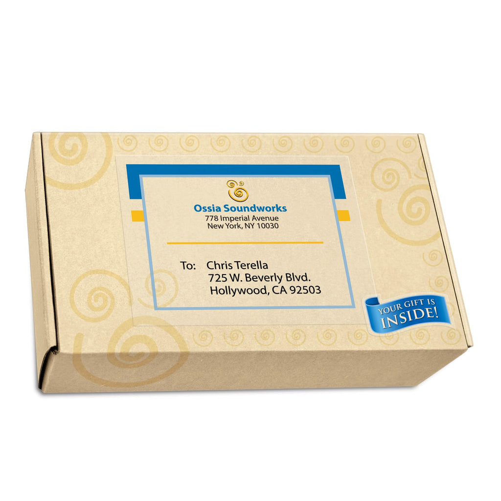 Matte Clear Full Sheet Shipping Labels, Inkjet, 8-1/2" x 11"
