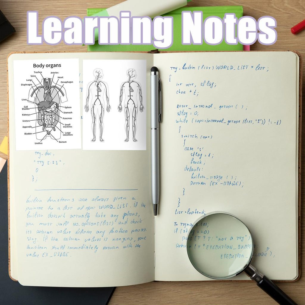 Memoking White Thermal Sticker Paper 50mm, Compatible with T02/M02/M04S/M04AS Mini Sticker Maker, HD Adhesive Thermal Printer Paper for Kids Suitable for Study Notes, List, Gift, 3.5m/Roll, 3 Rolls