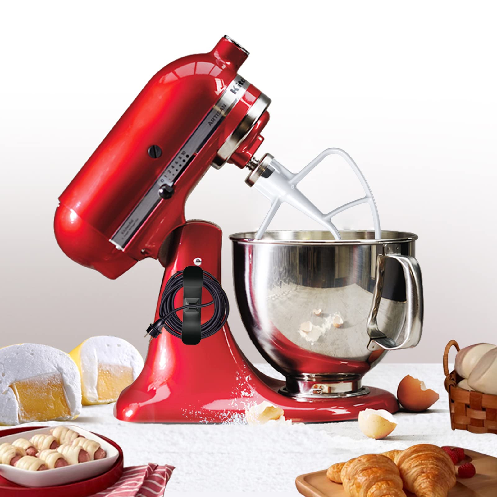 Flat Beater for KitchenAid 4.5 Quart Tilt-Head Stand Mixer, K45B Coated Paddle Attachment for Kitchen Aid Mixer Accessories