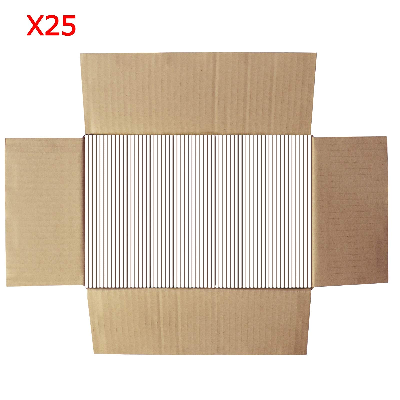 Small Shipping Boxes 6X4X3 White Corrugated Mailer 25 Pack