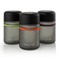 ONGROK Glass Storage Jar, 180ml (3 Pack) | Color-Coded Airtight Glass Containers, Jar to Store Goods with Care, Airtight and Child Resistant Lid
