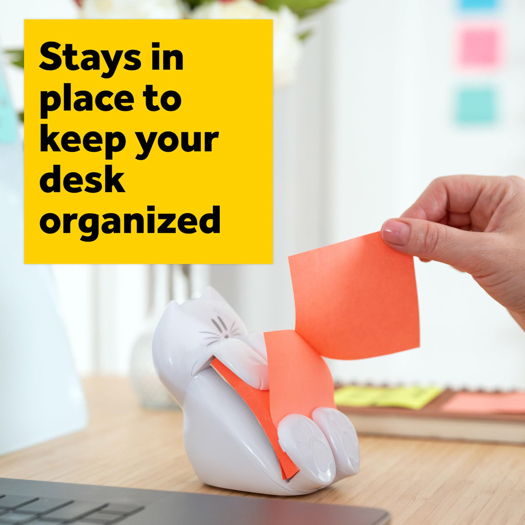 Post-it Cat Figure Pop-up Note Dispenser, 3 inch x 3 inch, (CAT-330)
