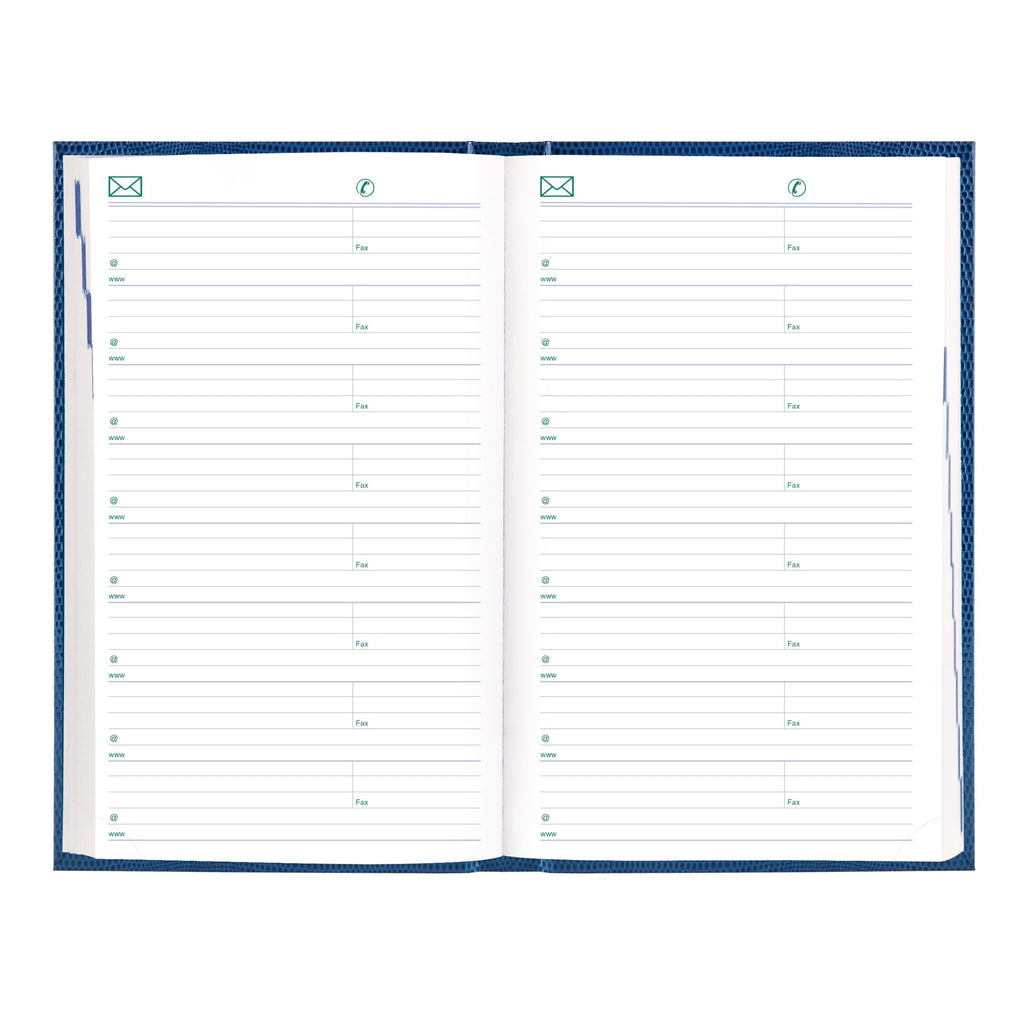Blueline® 2026 Traditional Daily Planner, Appointment Book, 12 Months, January to December, Perfect Binding, 8" x 5", Blue, Bilingual (C1504.82B-26)