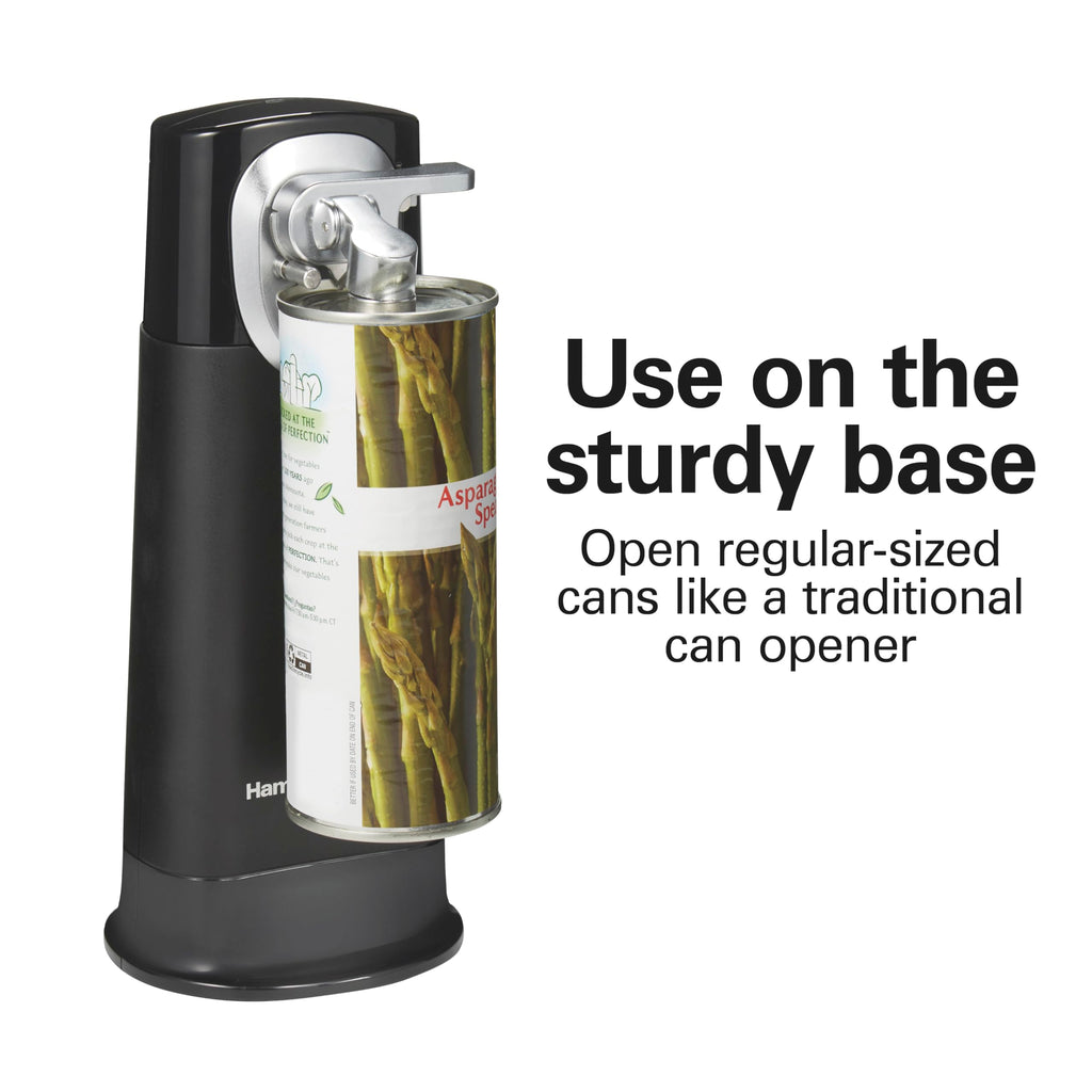 Hamilton Beach 76611FG FlexCut 2-in-1 Cordless & Rechargeable Electric, Easily Standard Automatic Can Opener, Easy-Clean, With Removable Walking Cut Head