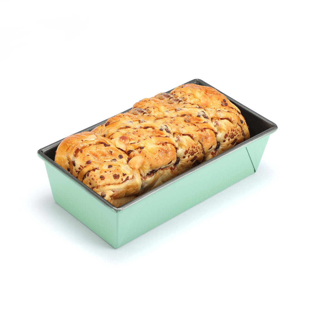 Monfish Bread loaf pan, loaf pans for oven home baking Bread mold 2lb loaf tin 10.5 x 6 x 3 inches Aluminized Steel Non Stick Coating For Home Baking 9x5 bread 2pcs