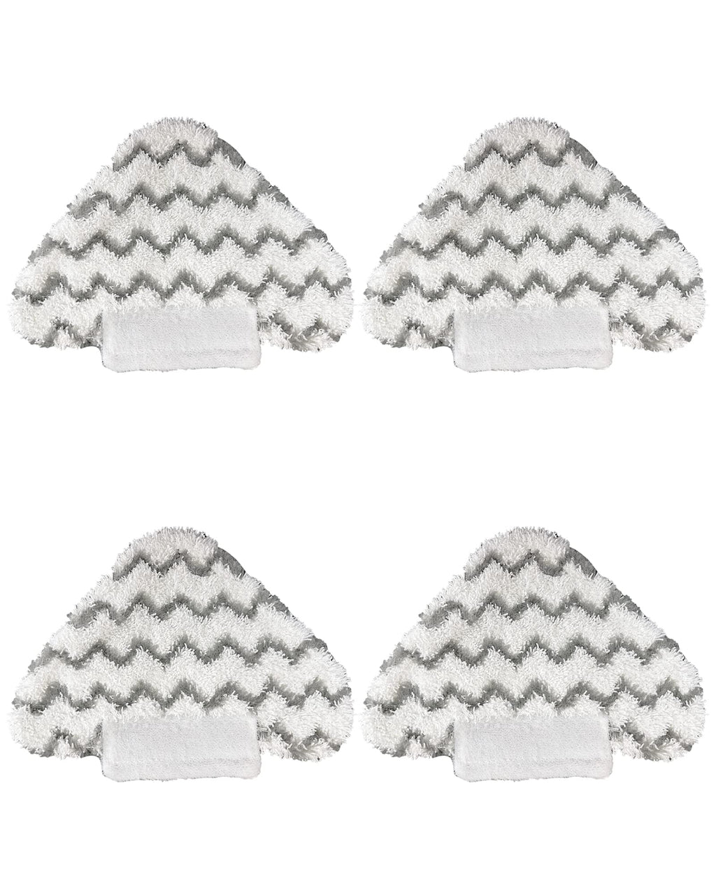 4 Pack Steaming Mop Replacement Pads Triangle for Shark Lift-Away Genius S3973 S3973D S5003D S6001 S6002 3973WM S5002 Steam Pocket Mop Series