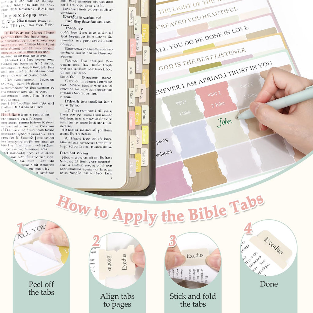 Bible Journaling Kit, Bible Study Supplies Journaling Kit with Highlighters Marker Pens No Bleed Strip Index Tabs Bible Accessories Set for Women Students Beginner, Christian Gifts
