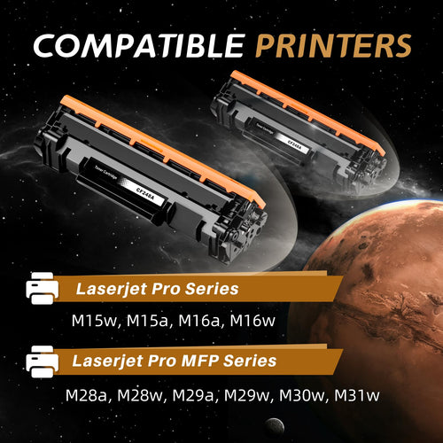 2PK [Latest Chip] CF248A 48A Black Toner Cartridge Replacement for HP 48A CF248A M15w Toner Work with LaserJet Pro MFP M15w M29w M28w M30w M31w M16w Printer Toner (2 Black)
