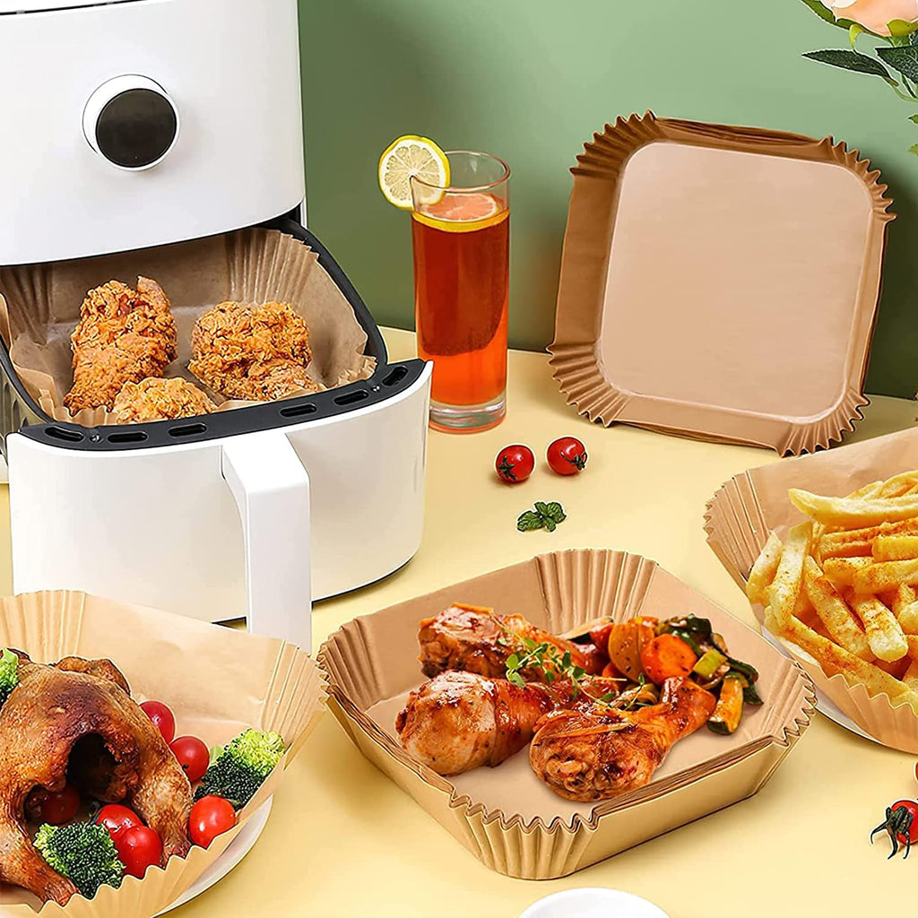 Air Fryer Liners for COSORI 6 QT, Airfryer Liners 10 Inch Large Air Fryer Parchment Paper Liners, Parchment Paper for Air Fryer Disposable, 150PCS