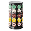 TOMSHUB K Cup Holder，Coffee Pod Storage Carousel Holder Organizer Compatible with 40 Keurig K-Cup Pods，Home or Office Kitchen Counter Organizer（Black）