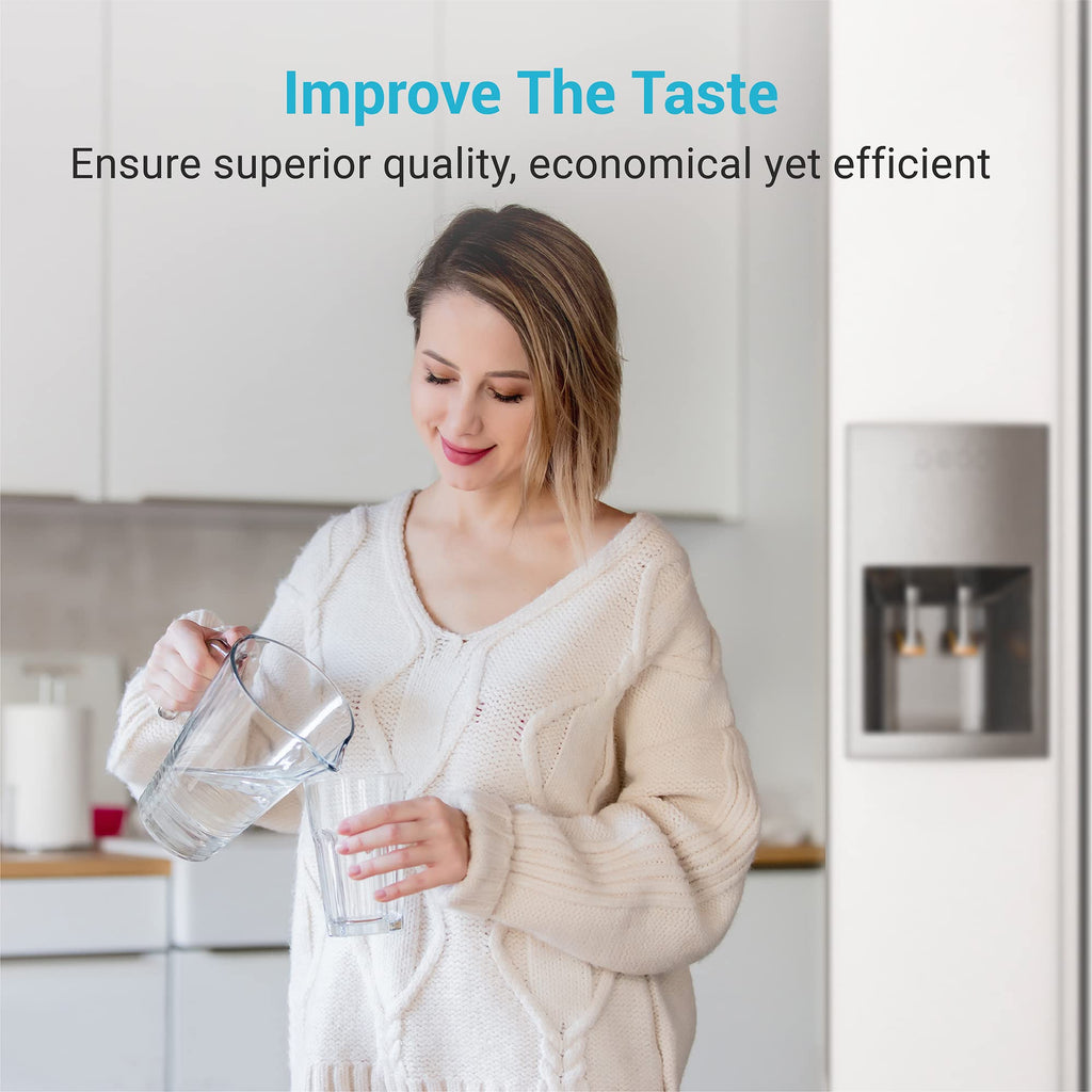 AQUACREST Refrigerator Water Filter Replacement for Frigidaire EPTWFU01® Pure Source Ultra II, FPBC2277RF, FPBG2277RF, FGHB2868TP, FFHD2250TD, FGSC2335TF, FGSC2335TD, LGHD2369TF (Package May Vary)