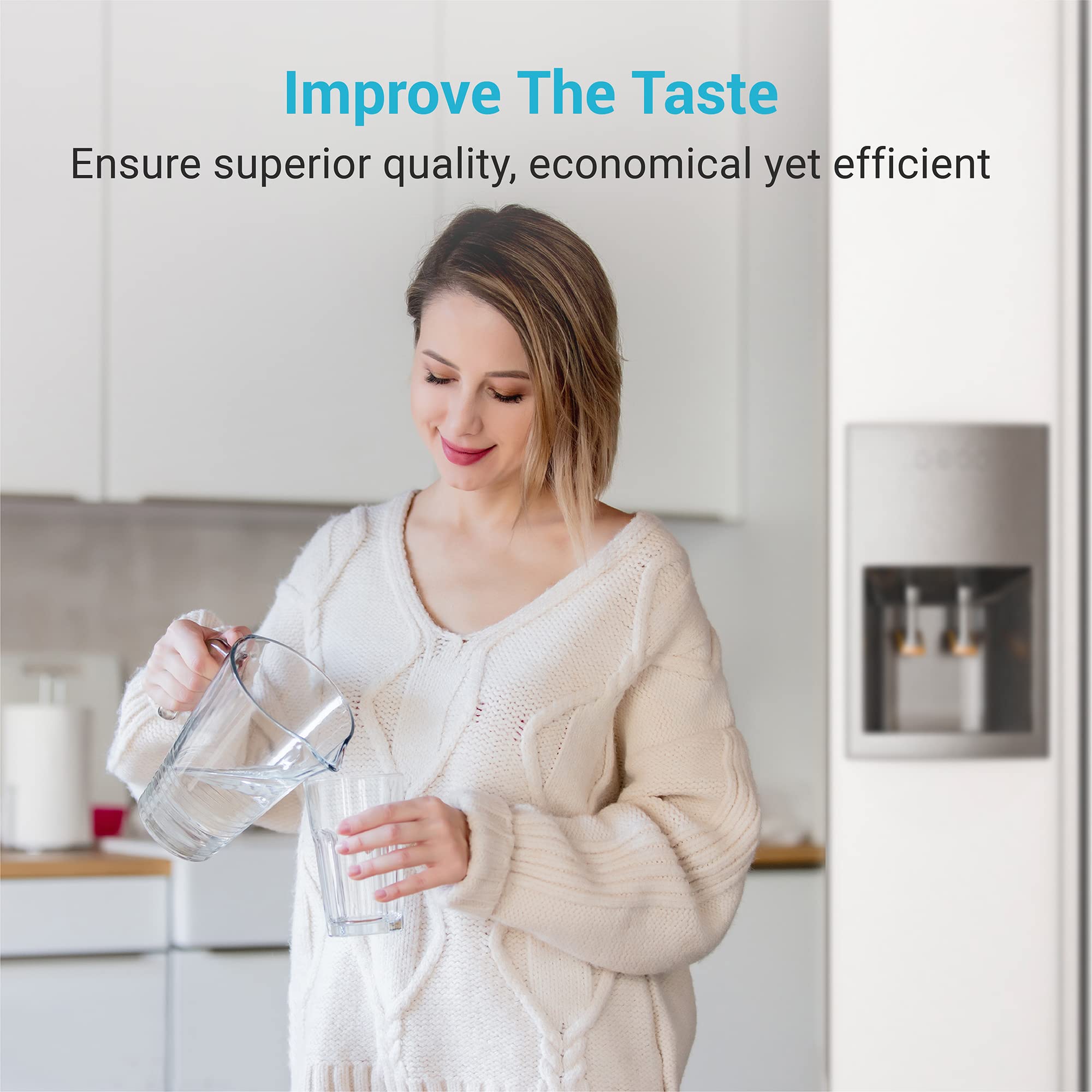 AQUACREST Refrigerator Water Filter Replacement for Frigidaire EPTWFU01® Pure Source Ultra II, FPBC2277RF, FPBG2277RF, FGHB2868TP, FFHD2250TD, FGSC2335TF, FGSC2335TD, LGHD2369TF (Package May Vary)