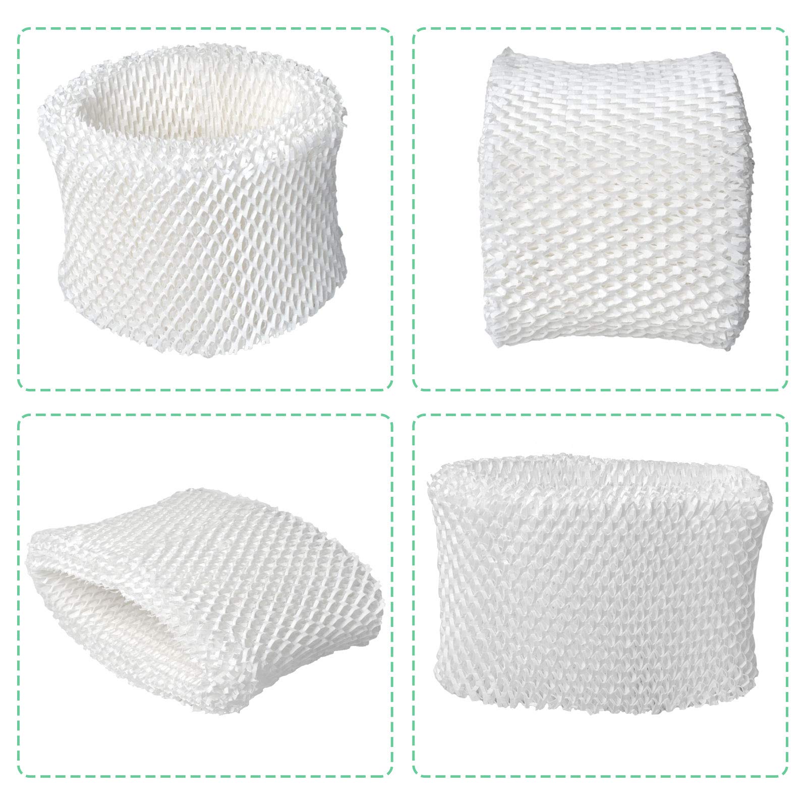 HC-888 Humidifier Wicking Filters Compatible with Honeywell HC-888 HC-888N Filter C, Humidifier Filter Compatible with Honeywell HCM-890 Series HCM-890B HCM-890C HCM-890-20 HEV320 Series, 2 Pack