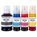 GI-21 G3270 G3260 Ink Bottles Compatible for Canon 21 GI-21 GI21 Ink Refill Bottles Set, Compatible for Canon PIXMA G3270 G3260 G3290 G3272 G4280 G4270 G2270 G2260 G1220 G1230 Printer 4-Pcs, BK/C/M/Y
