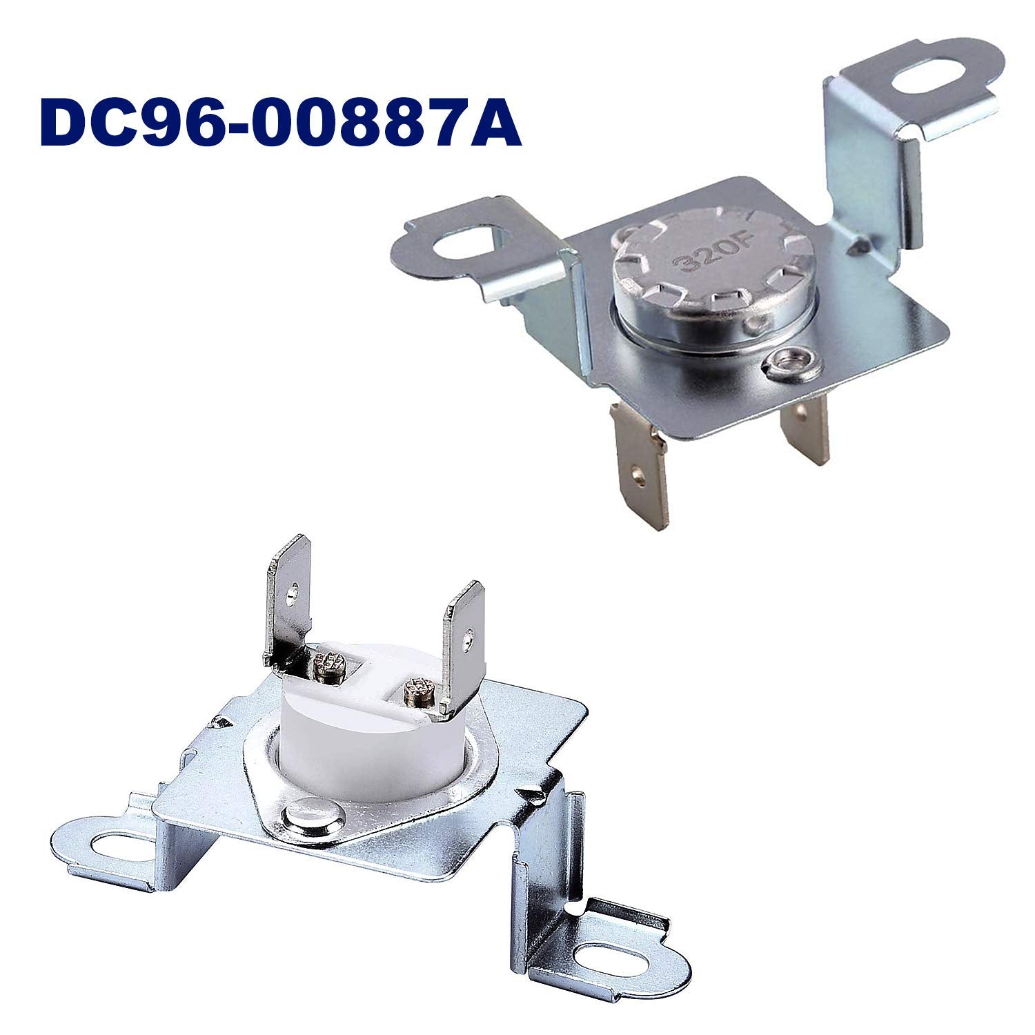 DC47-00019A Dryer Heating Element for Samsung, Dryer Thermal Fuse DC96-00887A & DC47-00016A, Thermistor DC32-00007A, Thermostat DC47-00018A, Dryer Repair Kit for Samsung DV42h5000EW/A3 DV45h7000EW/A2